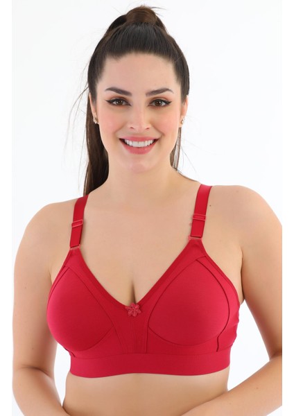 Telsiz Kapsız Lastikli Pamuklu Penye Toparlayıcı Minimizer Sütyen 1010