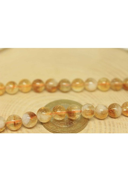 Sitrin Taşı Açık & Koyu Karışık Renk Dizi 7.5-8mm Aralığı fiyatları