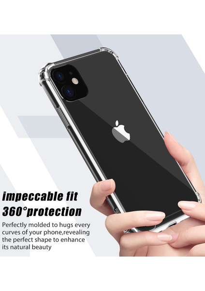 iPhone 11 Kapak Köşe Korumalı Airbag Antishock Silikon Kılıf