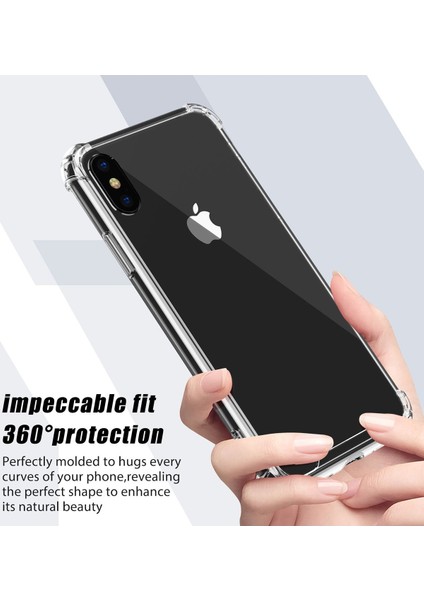 Apple iPhone x Kapak Köşe Korumalı Airbag Antishock Silikon Kılıf