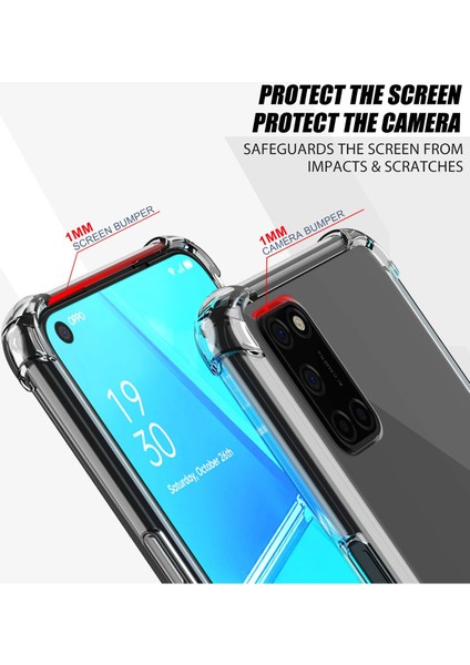 Oppo A72 Kapak Köşe Korumalı Airbag Antishock Silikon Kılıf