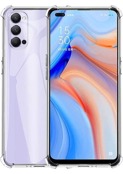 Oppo Reno 4 Kapak Köşe Korumalı Airbag Antishock Silikon Kılıf