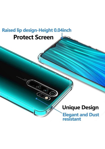 Xiaomi Redmi Note 8 Pro Kapak Köşe Korumalı Airbag Antishock Silikon Kılıf fiyatları