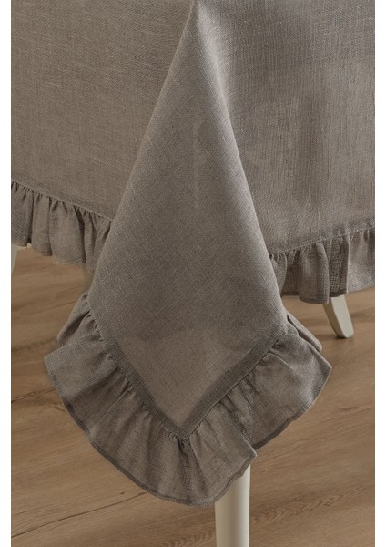 Keten Fırfırlı Masa Örtüsü fiyatları