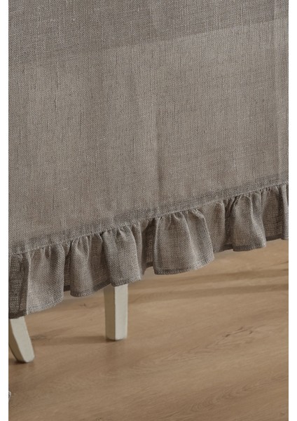 Keten Fırfırlı Masa Örtüsü modelleri