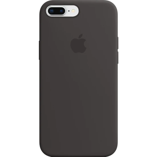Meri Case Apple iPhone 7 Plus ve 8 Plus Uyumlu Logolu Içi Kadife Lansman Kılıf Arka Kapak