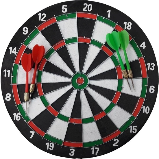 Erzi Oyuncak Çift Taraflı Dart Seti Iğneli 37 cm