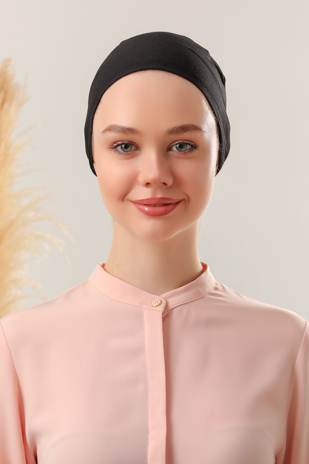 Melodi Scarf Dikişsiz Bağlamalı Penye Bone