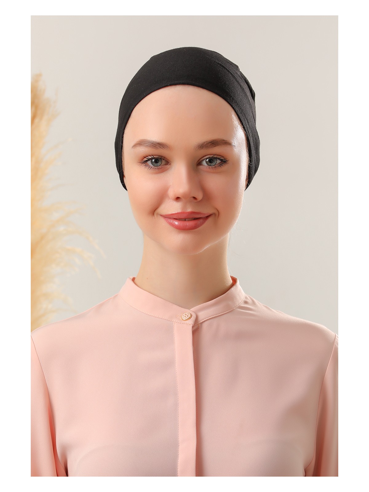 Melodi Scarf Dikişsiz Bağlamalı Penye Bone