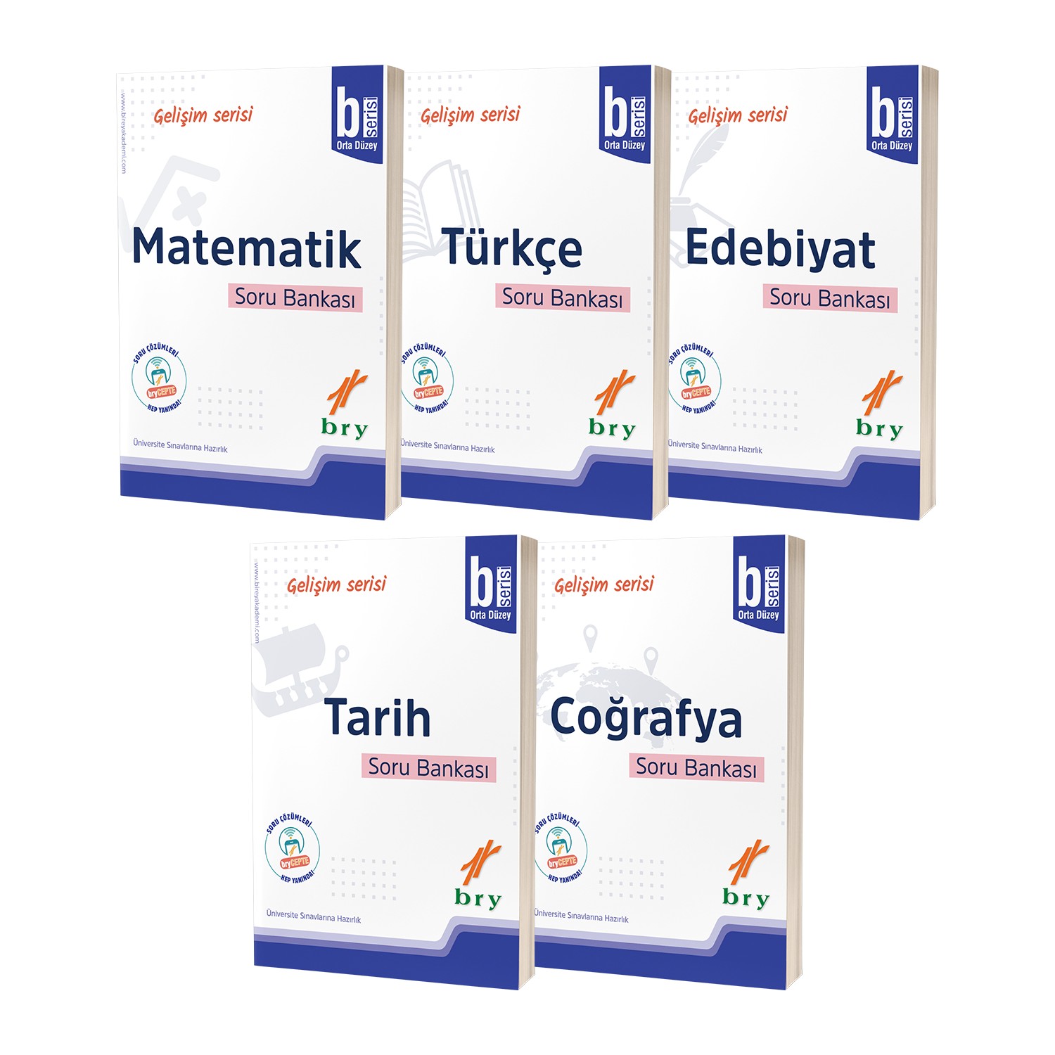 Bry Birey Eğitim Yayınları TYT AYT Türkçe Edebiyat Matematik Kitabı