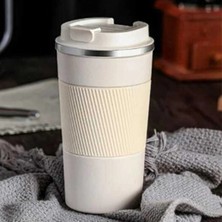 Çift Katmanlı Paslanmaz 304 Çelik Termos Bardak 500 ml Termos Mug Kupa Araç Kahve Çay Termos