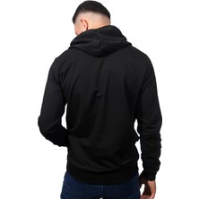 Daniel Milano  Erkek Orıgınal Siyah Kapüşonlu SWEATSHIRT-207