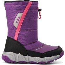 Cool Molina Mor Uzun Fermuarlı Kız Çocuk Kar Bot