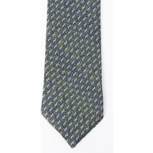 Altınyıldız Classics Erkek Yeşil Desenli Kravat %100 Polyester Şık Tasarım