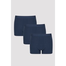 Penti Basic Mavi 3'lü Boxer Külot