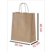 Ecen Plast Çanta 30X40X12 ( 100 Adet ) ( Kağıt Poşet Çanta )