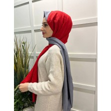 Loryan Scarf Çift Renk Bambu Kraş Şal 006693