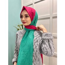 Loryan Scarf Çift Renk Bambu Kraş Şal 006693