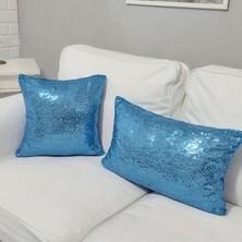 Körfez Kırlent Pul Payetli 3mm Kırlent Kılıfı 2li Kombin Set