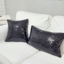 Körfez Kırlent Pul Payetli 3mm Kırlent Kılıfı 2li Kombin Set