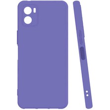 Aksefizz Vivo Y15S Kılıf Mat Soft Lüks Silikon Kapak