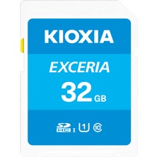 KIOXIA 32GB EXCERIA SDHC UHS-1 Class10 100MB/sn SD Hafıza Kartı (LNEX1L032GG4)