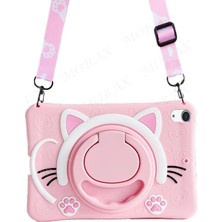 MobaxAksesuar Apple iPad 11.Nesil A16 11inç/10.Nesil 10.9inç Kılıf Cute Dolls Standlı Eğlenceli 3D Karekterli Çocuk Kılıfı