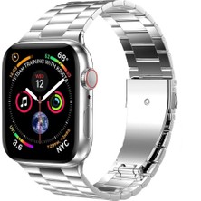 Unicell Apple Watch 42-44-45-49 mm 1 2 3 4 5 6 7 8 Se Ultra Tam Uyumlu Klasik Çelik Kordon