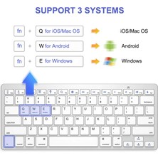 Flameer Kablosuz Bluetooth Klavye(Yurt Dışından)