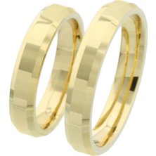 İryum Altın 4mm Çatı Alyans