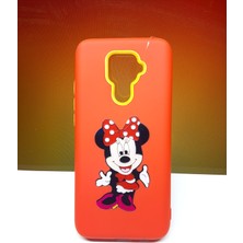 BGD Huawei Mate 30 Lite Kılıf Kırmızı Minnie Mouse Figürlü Kılıf