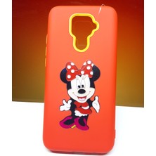 BGD Huawei Mate 30 Lite Kılıf Kırmızı Minnie Mouse Figürlü Kılıf