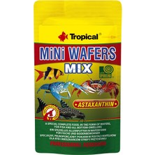 Tropical Çötropical Mını Wafers Mıx 18G Vatoz, Karides, Çöpçü Yemi