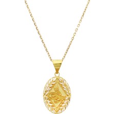 İryum Altın Tuğra Kolye