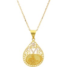 İryum Altın Tuğra Kolye