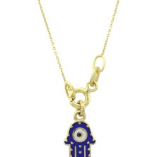 İryum  Altın Fatma Ana Nazar Kolye