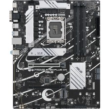 Asus Prıme B760-Plus D4 Intel B760 Lga1700 DDR4 5066 Dp Hdmı Vga 3X M2 Usb3.2 Aura Rgb 2.5Gbit Lan Atx (Prıme B760-Plus D4) Anakart