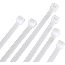 Mykablo Plastik Beyaz Kablo Bağı - 100x2.5 mm (10 cm) - 100 Adet