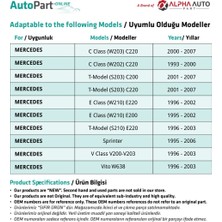 Alpha Auto Part Mercedes Sprinter, Vito W638 Için Dizel Yakıt Ara Hortumu