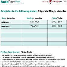 Alpha Auto Part Mercedes C Class W203 Için Geri Dönüş Hortumu