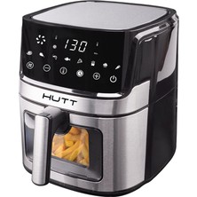 Hutt Oa6 AirFryer 6,5 Lt. Cam Kapaklı Xxl 1700W 8 Pişirme Programlı Yağsız Fritöz