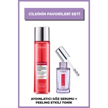 L'Oréal Paris Revitalift %5 Saf Glikolik Asit Peeling Etkili Tonik & Revitalift Filler Aydınlatıcı Göz Serumu