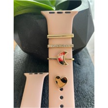 Mi7a Apple Watch Saat Kordon Aksesuar Charm Set