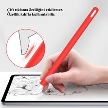 Loges Apple Pencil 2. Nesil Kılıf Silikon Yumuşak Tam Koruma Kılıfı Kalem Fonksiyonları ile Kullanılabilir