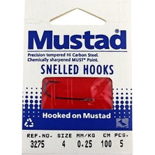 Mustad 3275 100 cm 0,25 mm No:4 5 Li Paket