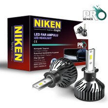 H3 led xenon far aydınlatma seti şimşek etkili niken pro 6400lm