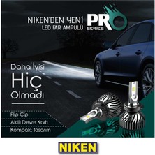 H1 led xenon far aydınlatma seti şimşek etkili niken pro 6400lm