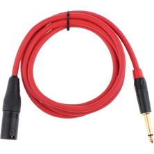 6.35MM Ts Erkek Fişine Xlr Erkek Stereo Ses Dönüştürücü Kablolar 150CM