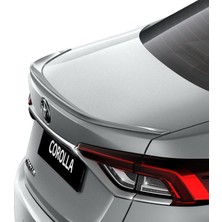 Toyota corolla bagaj üstü spoiler ince siyah boyalı 2019+