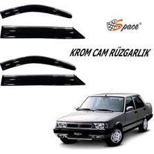 Space Tofaş -Doğan-Kartal-Şahin Krom cam rüzgarlığı 1.2mm  4'lü / CARU435